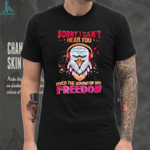 Patriotic Eagle Headphones “Sound Of My Freedom” T Shirt