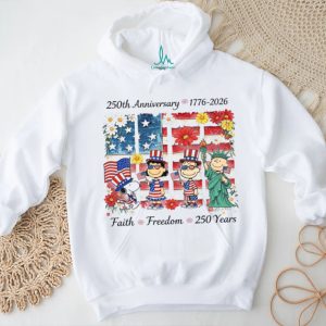 Peanuts Gang America 250th Anniversary T Shirt Faith Freedom 1776 2026