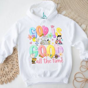 Peanuts Gang God Is Good All The Time Easter Eggs T Shirt