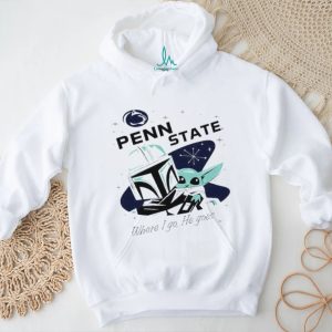 Penn State Nittany Lions x The Mandalorian “Where I Go He Goes” White T Shirt