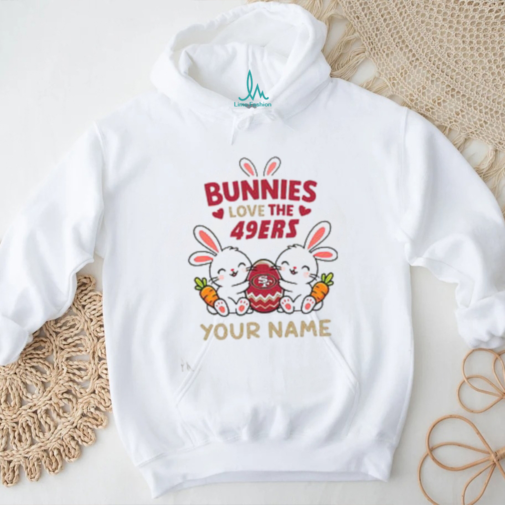 Personalized 49ers Easter Bunny Plush T Shirt Personalized 49ers Easter Bunny Plush T Shirt