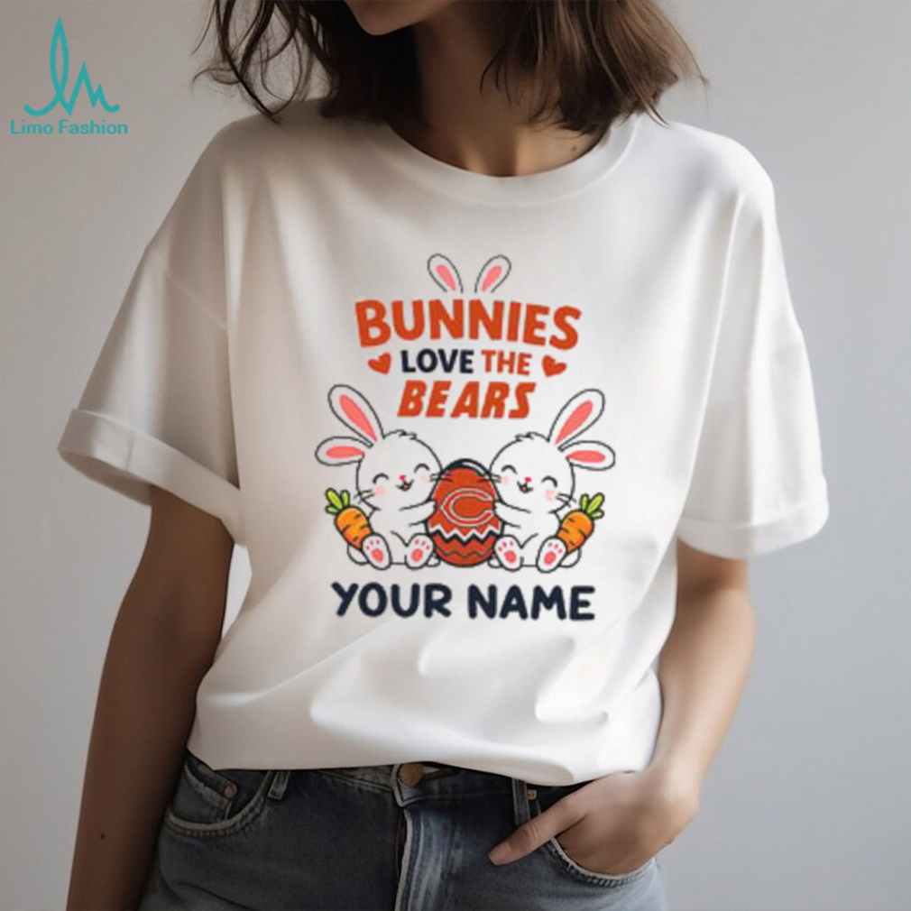 Personalized Chicago Bears Bunny Plush T Shirt Personalized Chicago Bears Bunny Plush T Shirt