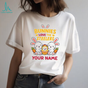 Personalized Pittsburgh Steelers Plush Bunny T Shirt