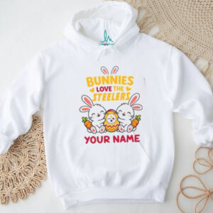 Personalized Pittsburgh Steelers Plush Bunny T Shirt