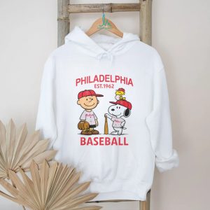 Philadelphia Baseball Est 1962 Charlie Brown and Snoopy Phillies Inspired T Shirt
