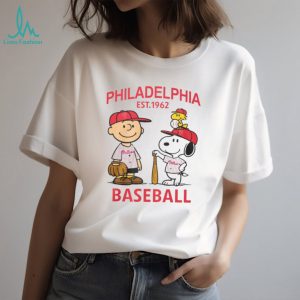 Philadelphia Baseball Peanuts Charlie Brown and Snoopy T Shirt