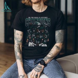 Philadelphia Eagles Champions On The Road To Victory Football Graphic T shirt