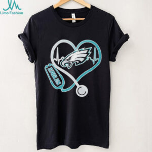 Philadelphia Eagles Heart Stethoscope Medical Team Fan T Shirt