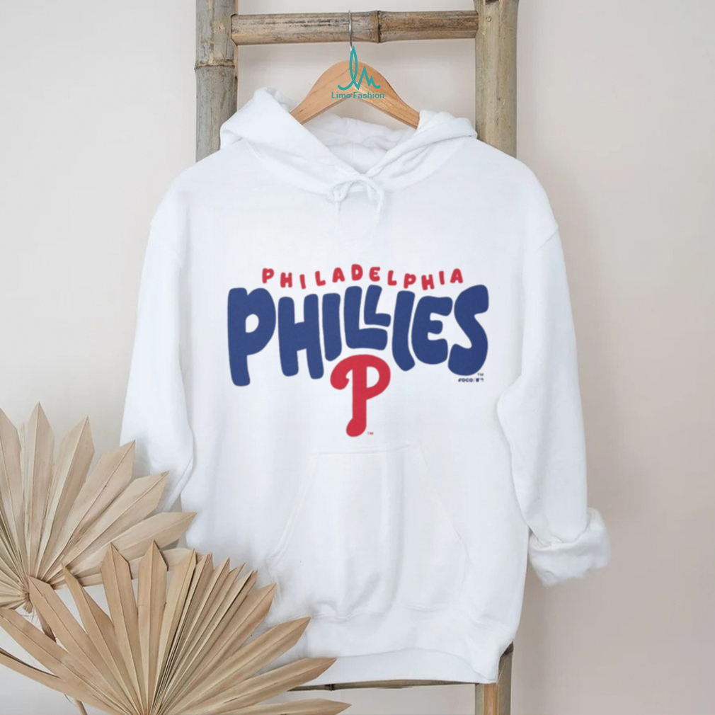 Philadelphia Phillies Red & Blue Script Oatmeal Heather T shirt Philadelphia Phillies Red & Blue Script Oatmeal Heather T shirt