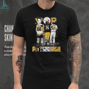 Pittsburgh Legends T Shirt Lemieux, Greene, Clemente Trio Signatures