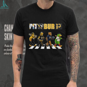 Pittsburgh Sports Mascots Abbey Road Crossing T Shirt
