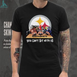 Pittsburgh Steelers Horror Movie Villains You Can't Sit With Us T Shirt