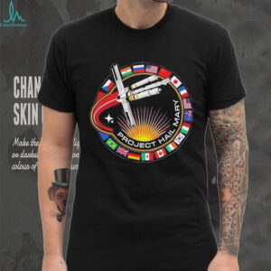 Project Hail Mary Andy Weir Sci Fi Book Fan Art Mission Patch T Shirt