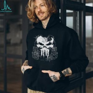 Punisher Skull Tactical Gear Graphic Black T Shirt