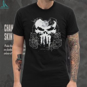 Punisher Skull Tactical Gear Graphic Black T Shirt