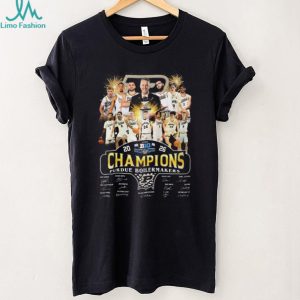 Purdue Boilermakers 2026 Big Ten Champions Team Signature T Shirt