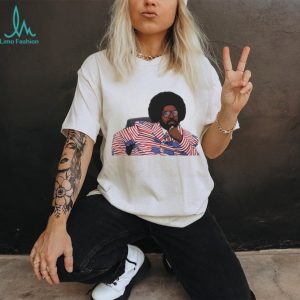 Questlove American Flag Suit Illustration Graphic T Shirt
