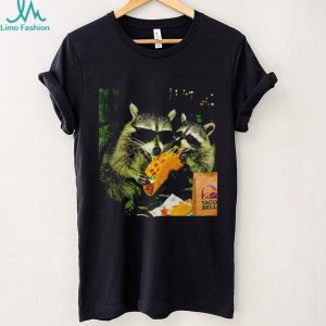 Raccoons Eating Taco Bell Sunglasses Funny Graphic T Shirt