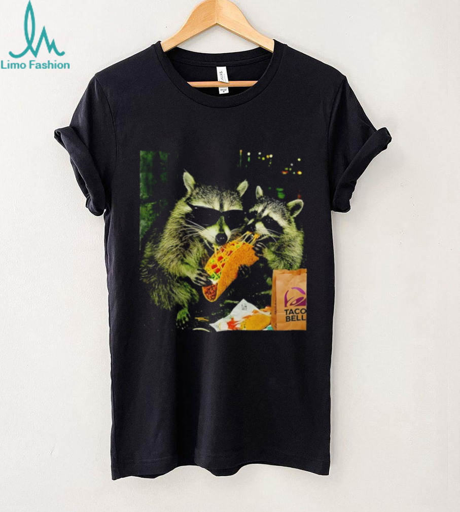 Raccoons Eating Taco Bell Sunglasses Funny Graphic T Shirt Raccoons Eating Taco Bell Sunglasses Funny Graphic T Shirt