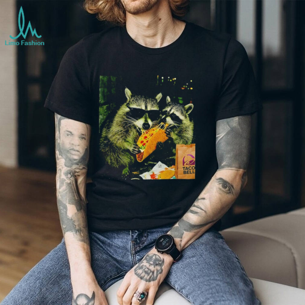 Raccoons Eating Taco Bell Sunglasses Funny Graphic T Shirt Raccoons Eating Taco Bell Sunglasses Funny Graphic T Shirt
