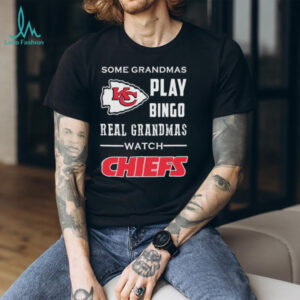 Real Grandmas Watch Chiefs Kansas City Football Fan T Shirt