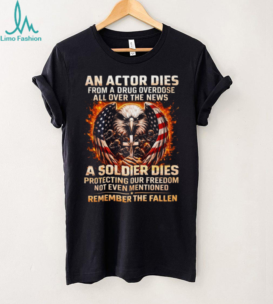 “Remember the Fallen” American Soldier vs Actor Tribute Tee “Remember the Fallen” American Soldier vs Actor Tribute Tee