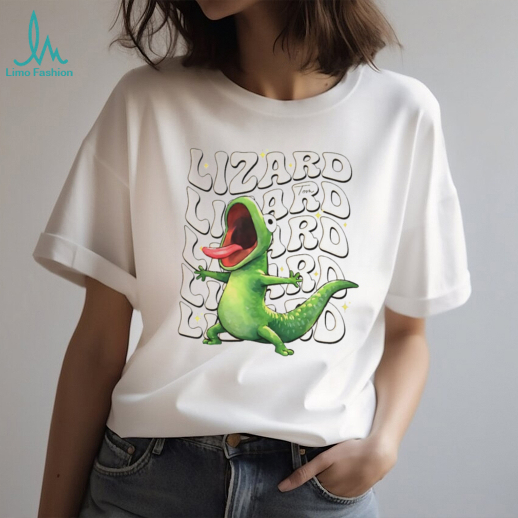 Retro Screaming Green Lizard Groovy Typography Shirt Retro Screaming Green Lizard Groovy Typography Shirt