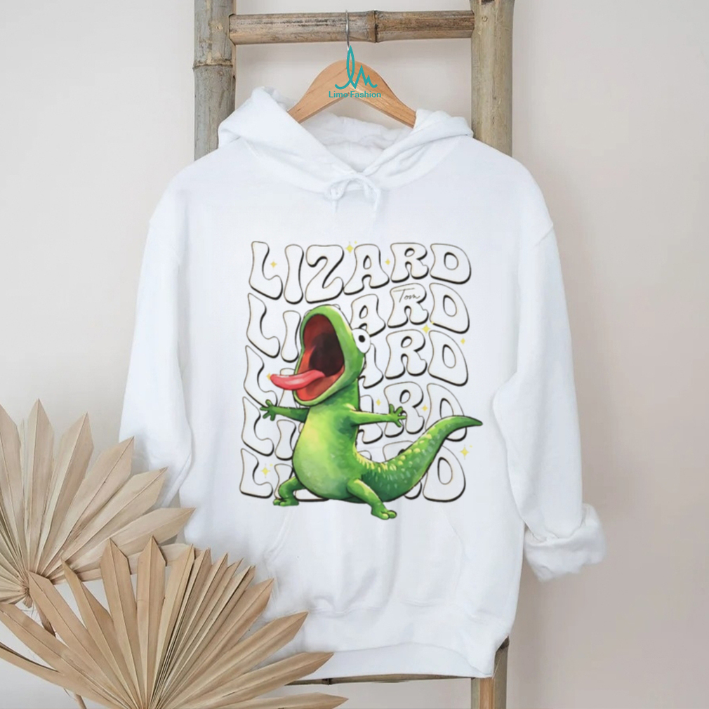 Retro Screaming Green Lizard Groovy Typography Shirt Retro Screaming Green Lizard Groovy Typography Shirt