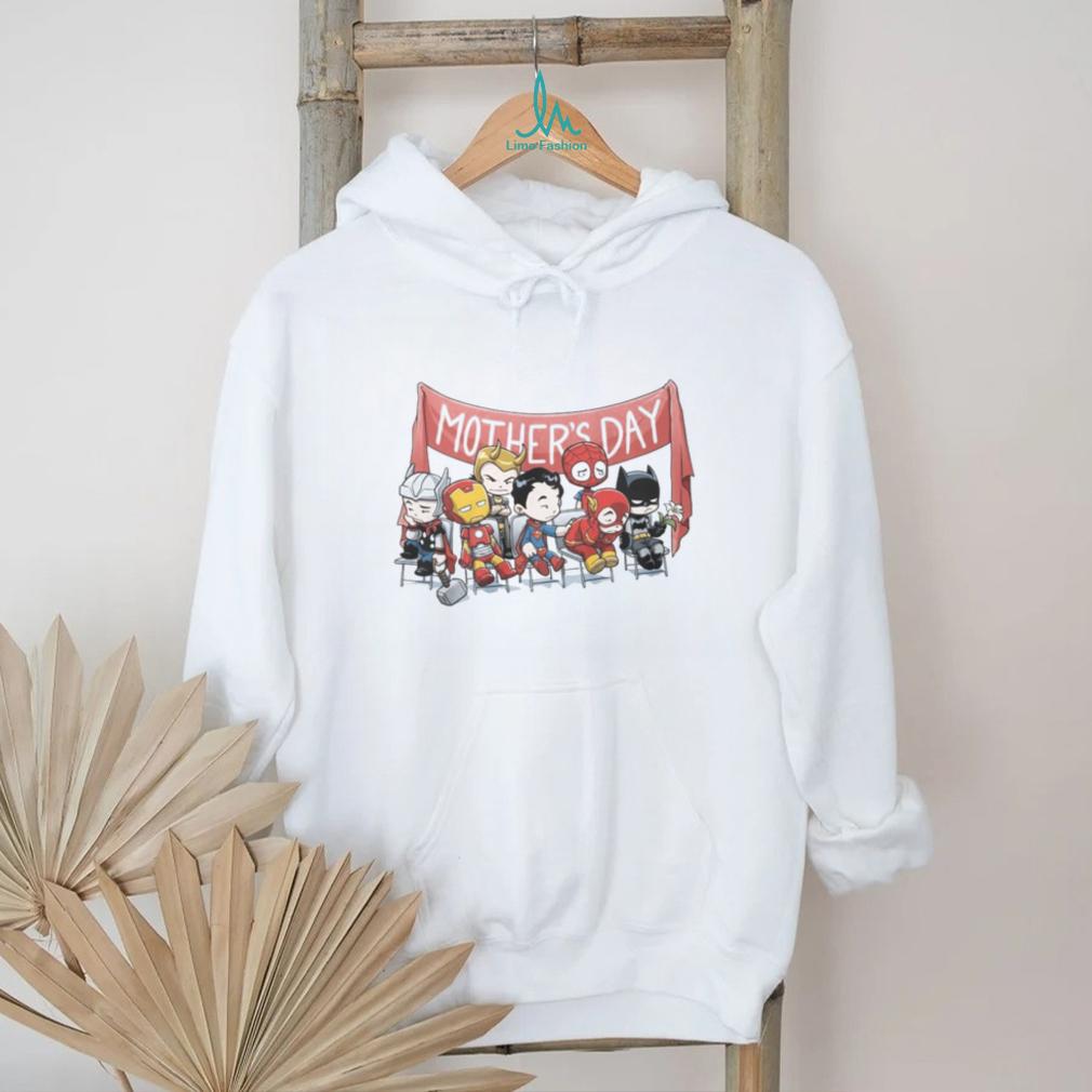 Sad Chibi Superheroes Mother’s Day Banner Funny Comic Fan T Shirt Sad Chibi Superheroes Mother’s Day Banner Funny Comic Fan T Shirt