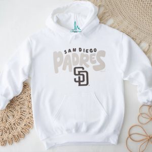San Diego Padres Cream Vintage Logo Fleece T shirt