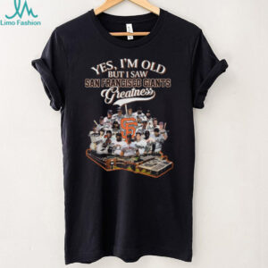 San Francisco Giants Greatness Legends Signatures and Stadium T Shirt