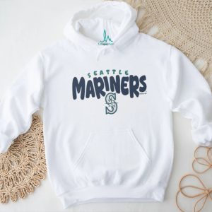 Seattle Mariners Cream Vintage Logo Fleece T shirt