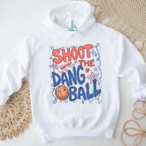 Shoot The Dang Ball Retro Basketball Lover Graphic T Shirt