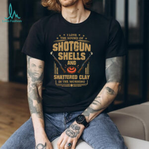 Skeet Shooting Gift Shotgun Shells and Shattered Clay In The Morning Shirt
