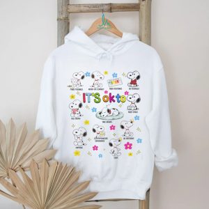 Snoopy Autism Awareness It's Okay To Be Different Neurodiversity T Shirt