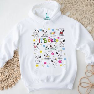 Snoopy Autism Awareness It's Okay To Be Different Neurodiversity T Shirt