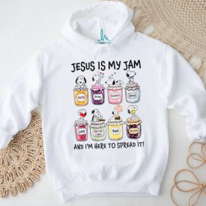Snoopy Jam Jars “Jesus Is My Jam And I'm Here To Spread It” T Shirt