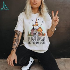 Snoopy Priest at Church “Find My Soul” Christian Graphic T shirt