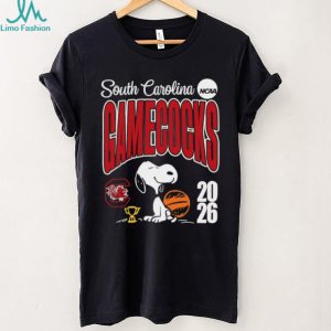 Snoopy South Carolina Gamecocks NCAA Basketball 2026 Champion T shirt