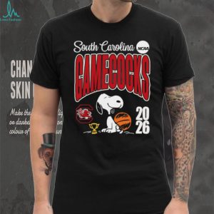 Snoopy South Carolina Gamecocks NCAA Basketball 2026 Champion T shirt