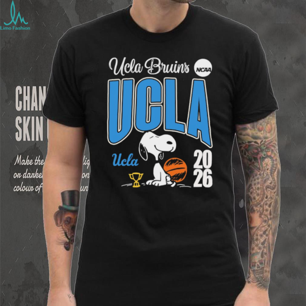 Snoopy UCLA Bruins NCAA Basketball 2026 Champion T shirt Snoopy UCLA Bruins NCAA Basketball 2026 Champion T shirt