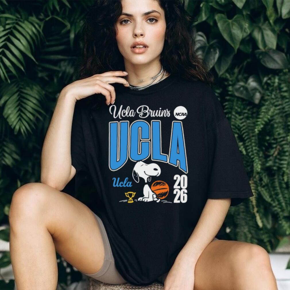 Snoopy UCLA Bruins NCAA Basketball 2026 Champion T shirt Snoopy UCLA Bruins NCAA Basketball 2026 Champion T shirt