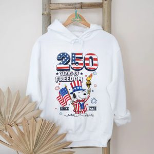 Snoopy Uncle Sam 250 Years of Freedom 1776 2026 Patriotic Shirt