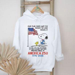 Snoopy Woodstock American Flag Soldier Tribute America 250 T Shirt