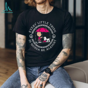 Snoopy and Charlie Brown “Every Little Thing Is Gonna Be Alright” T Shirt