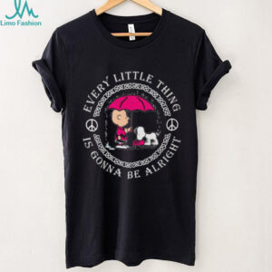 Snoopy and Charlie Brown “Every Little Thing Is Gonna Be Alright” T Shirt