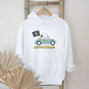 Snoopy and Woodstock Savannah Bananas Baseball Let's Go Bananas T Shirt