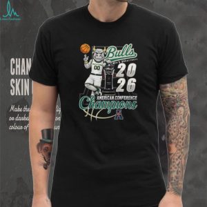 South Florida Bulls 2026 American Conference Champions Mascot Men's Basketball T Shirt