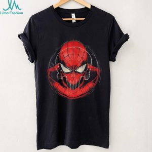 Spider Man Punisher Skull Mashup Comic Graphic T Shirt