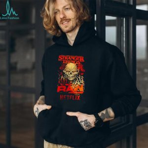 Stranger Things x WWE RAW Vecna Netflix Horror Mashup T Shirt